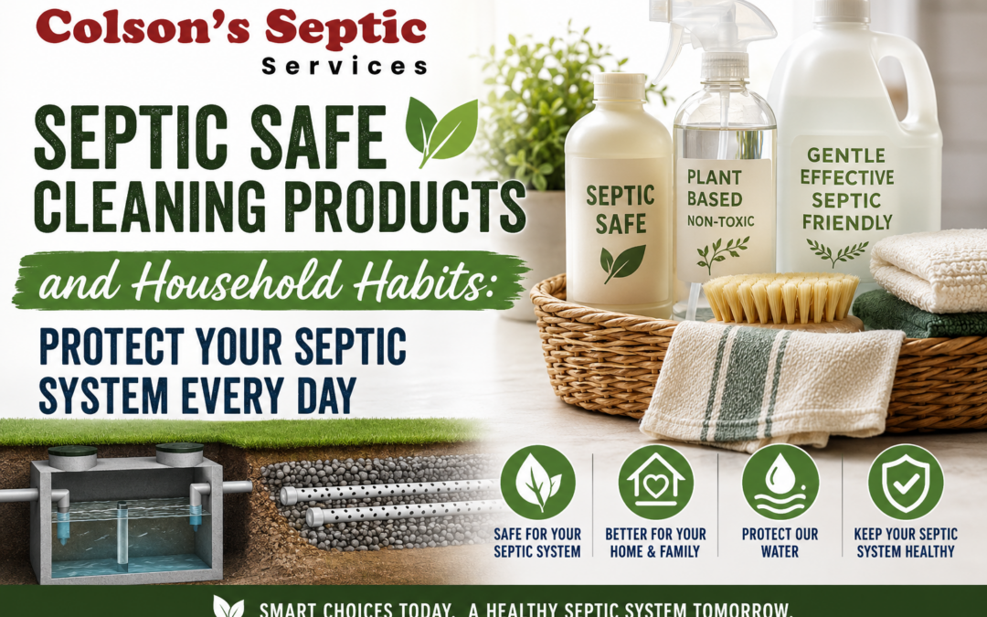 Septic Safe Cleaning Products and Household Habits