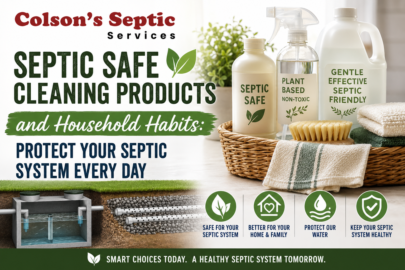 Septic Safe Cleaning Products and Household Habits Septic Safe Cleaning Products and Household Habits